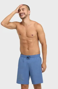 Мужские синие плавательные шорты EVO BEACH BOXER LO Синий M Arena 006064-520