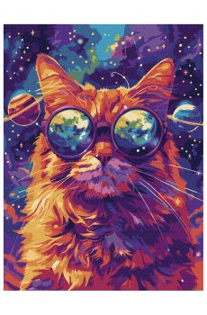 Картина по номерам Ideyka Звездные очки, 30*40 см (KHO6651)