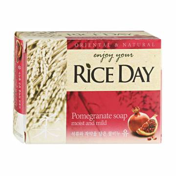 Туалетное мыло Lion Rice Day Pomegranate Soap с экстрактом граната и пиона, 100 г Туалетное мыло Lion Rice Day Pomegranate Soap с экстрактом граната и пиона, 100 г