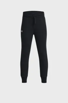 Детские черные спортивные брюки UA Rival Fleece Joggers Черный 7 Under Armour 1379525-001