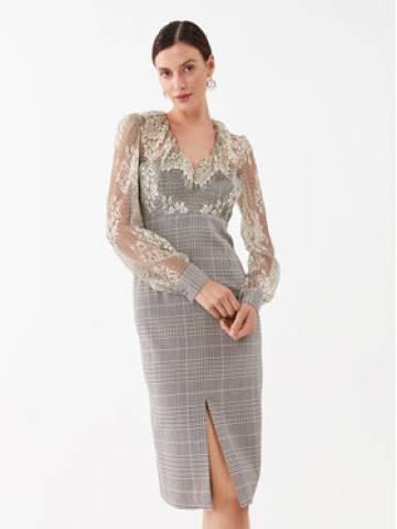 TWINSET Повсякденна сукня 232TP2630 Сірий Regular Fit TWINSET Повсякденна сукня 232TP2630 Сірий Regular Fit