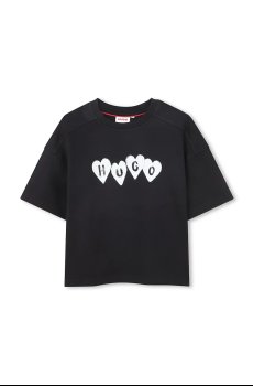 Детская хлопковая футболка HUGO