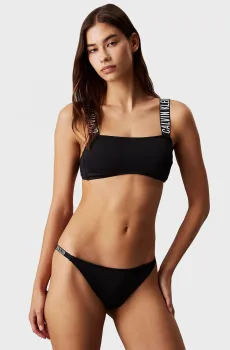Женские черные трусики от купальника Черный XS Calvin Klein KW0KW02891