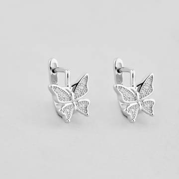 Серебряные серьги Minimal 520951б Серебряные серьги Minimal 520951б