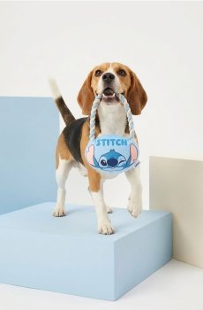 Іграшка для перетягування для собак Stitch - блакитний