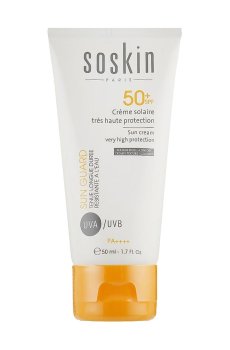 Солнцезащитный крем для лица и тела Soskin Sun Cream SPF 50+, 50 мл