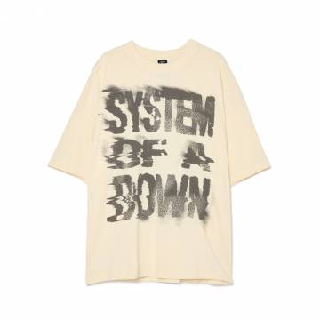Cropp - Футболка з принтом System of a Down - бежевий Cropp - Футболка з принтом System of a Down - бежевий
