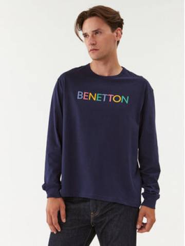 United Colors Of Benetton Longsleeve 3I1XU1034 Cиній Regular Fit United Colors Of Benetton Longsleeve 3I1XU1034 Cиній Regular Fit