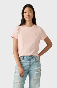 Женская пудровая футболка Розовый M Levi’s® 005J2;0018