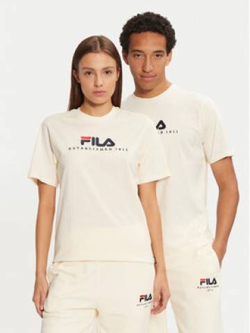 Fila Футболка Unisex Bedburg FAU0147 Écru Regular Fit Fila Футболка Unisex Bedburg FAU0147 Écru Regular Fit