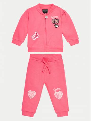 Guess Спортивний костюм A4BG08 KAD73 Рожевий Regular Fit Guess Спортивний костюм A4BG08 KAD73 Рожевий Regular Fit