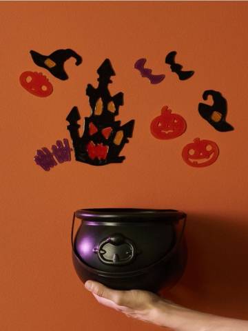 Наклейки Halloween - помаранчевий