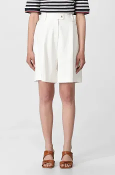 Женские белые шорты VISCOSE TAILORED BERMUDA Белый 36 Tommy Hilfiger WW0WW38252