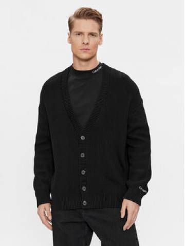 Calvin Klein Jeans Кардиган J30J325066 Чорний Regular Fit Calvin Klein Jeans Кардиган J30J325066 Чорний Regular Fit