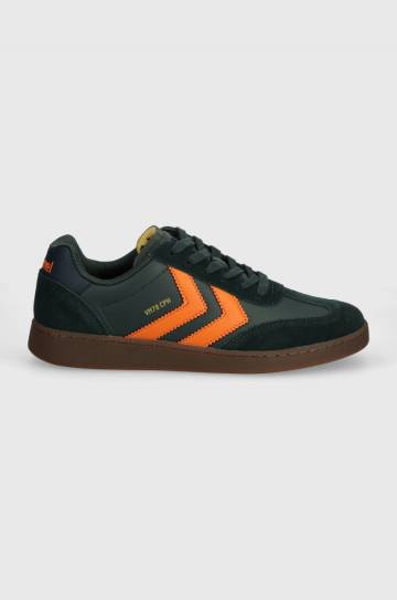 Кожаные кроссовки Hummel VM78 CPH ML цвет зелёный 225072 Кожаные кроссовки Hummel VM78 CPH ML цвет зелёный 225072