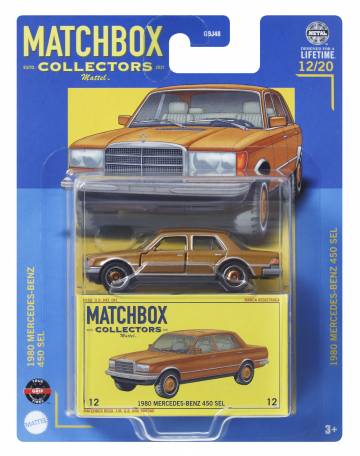 Автомодель Matchbox Collectors 1980 Mercedes-Benz 450 sel (GBJ48/HVW07)