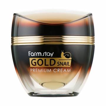 Крем для лица Farm Stay Gold Snail Premium Cream с золотом и муцином улитки, 50 мл Крем для лица Farm Stay Gold Snail Premium Cream с золотом и муцином улитки, 50 мл