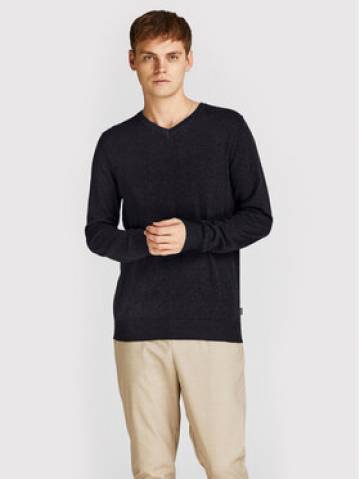 Jack&Jones Светр Emil 12208365 Чорний Regular Fit Jack&Jones Светр Emil 12208365 Чорний Regular Fit