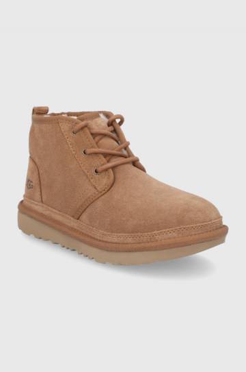 Детские замшевые сапоги UGG цвет коричневый Детские замшевые сапоги UGG цвет коричневый