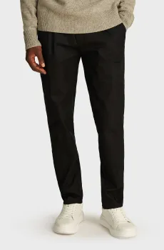 Мужские черные брюки COTTON STRETCH PLEATED JOGGER Черный 30-32 Calvin Klein K10K113431