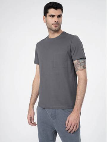 4F Футболка 4FSS23TTSHM297 Сірий Regular Fit 4F Футболка 4FSS23TTSHM297 Сірий Regular Fit