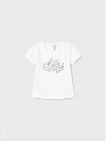 Mayoral Футболка 105 Білий Regular Fit Mayoral Футболка 105 Білий Regular Fit