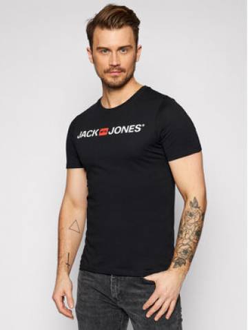 Jack&Jones Футболка Jjecorp Logo 12137126 Чорний Slim Fit Jack&Jones Футболка Jjecorp Logo 12137126 Чорний Slim Fit