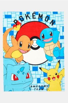 Плед Pokemon - різнобарвний