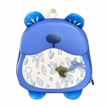 Детский каркасный рюкзак Little Cow Мишка Блу (25IMS006BLU) Детский каркасный рюкзак Little Cow Мишка Блу (25IMS006BLU)