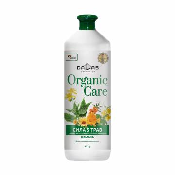 Шампунь для волос Dalas Organic Care Сила 5 трав, 900 г Шампунь для волос Dalas Organic Care Сила 5 трав, 900 г