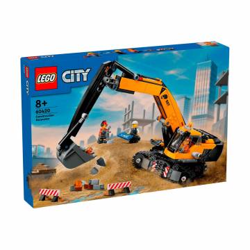 Конструктор LEGO City Желтый строительный экскаватор, 633 детали, от 8 лет (60420) Конструктор LEGO City Желтый строительный экскаватор, 633 детали, от 8 лет (60420)
