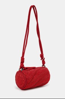 Замшевая сумочка Fiorucci Suede Rhinestone Micro Mella