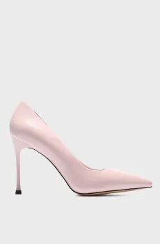 Женские розовые кожаные лодочки Розовый 38 Respect SS75-152274