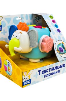 Детская игрушка Країна іграшок Солнечный зайчик Тактильный слон, от 3 месяцев (PL-724-103)