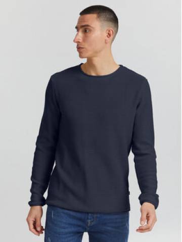 Solid Светр 21104152 Cиній Regular Fit Solid Светр 21104152 Cиній Regular Fit