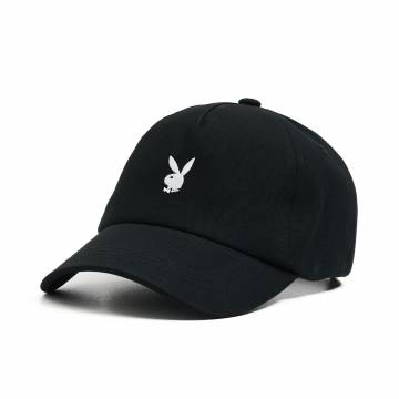 Cropp - Чорна бейсболка Playboy - чорний Cropp - Чорна бейсболка Playboy - чорний