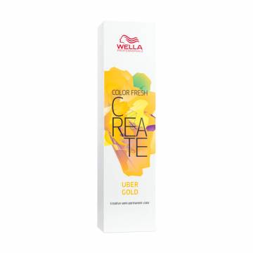 Уценка! Оттеночная краска для волос Wella Professionals Color Fresh Create для создания ярких цветных эффектов Uber Gold, 60 мл Уценка! Оттеночная краска для волос Wella Professionals Color Fresh Create для создания ярких цветных эффектов Uber Gold, 60 мл