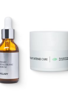 Гіалуронова сироватка Smart Hyaluronic + Крем для сухої та чутливої шкіри Avocado & Squalane