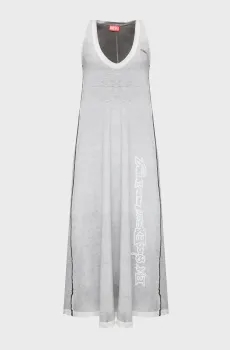 Женское серое платье ABITO Серый L Diesel A20365 0BMCC