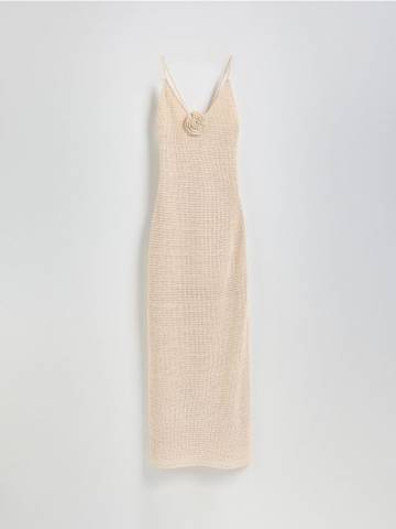 Reserved - LADIES` DRESS - бежевий - XO745-08X Reserved - LADIES` DRESS - бежевий - XO745-08X