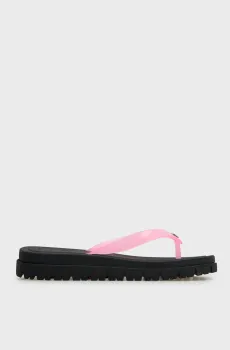 Женские розовые вьетнамки CLEATED JELLY SUMMER Розовый 40 Tommy Jeans EN0EN02954