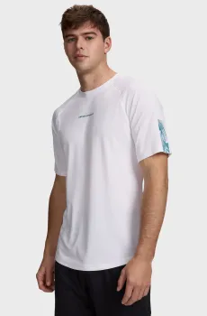 Мужская белая футболка UA Challenger Elite SS-WHT Белый XL Under Armour 6009893-100
