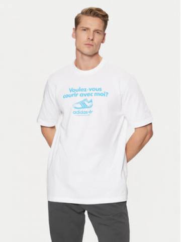 adidas Футболка Graphic Tee JC8365 Білий Regular Fit adidas Футболка Graphic Tee JC8365 Білий Regular Fit
