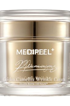 Антивозрастной крем для лица Medi-Peel Premium Golden Camellia Wrinkle Cream с экстрактом золота и камелии, 50 мл