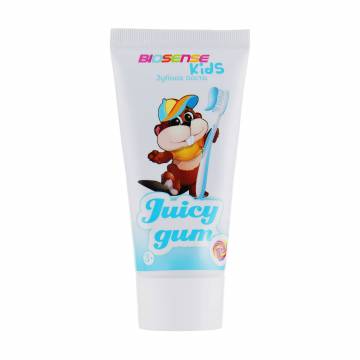 Зубная паста Bioton Сosmetics Biosense Kids Juicy Gum для детей, 50 мл Зубная паста Bioton Сosmetics Biosense Kids Juicy Gum для детей, 50 мл