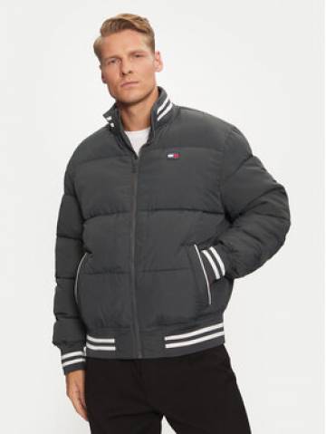 Tommy Jeans Пуховик Varsity DM0DM19640 Сірий Regular Fit Tommy Jeans Пуховик Varsity DM0DM19640 Сірий Regular Fit