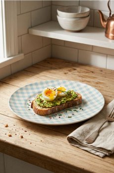 Тарілка - блакитний