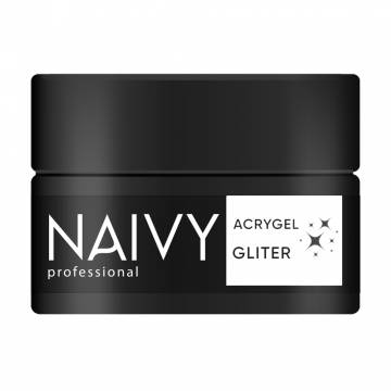 Акриловый гель для ногтей Naivy Professional Gliter 01 Clear Sowing, 30 мл Акриловый гель для ногтей Naivy Professional Gliter 01 Clear Sowing, 30 мл