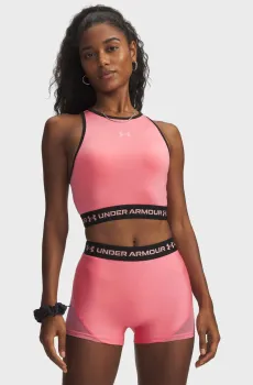 Женский розовый топ HeatGear Mesh Tank Розовый XS Under Armour 6010007-600