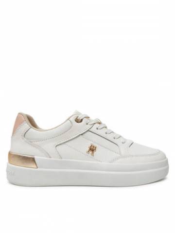 Tommy Hilfiger Снікерcи Lux Hardware Court Sneaker FW0FW07997 Écru Tommy Hilfiger Снікерcи Lux Hardware Court Sneaker FW0FW07997 Écru